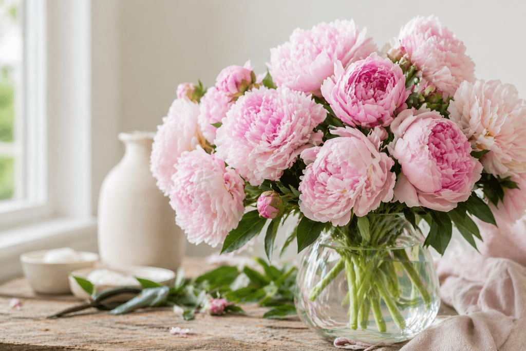 how to keep peonies fresh