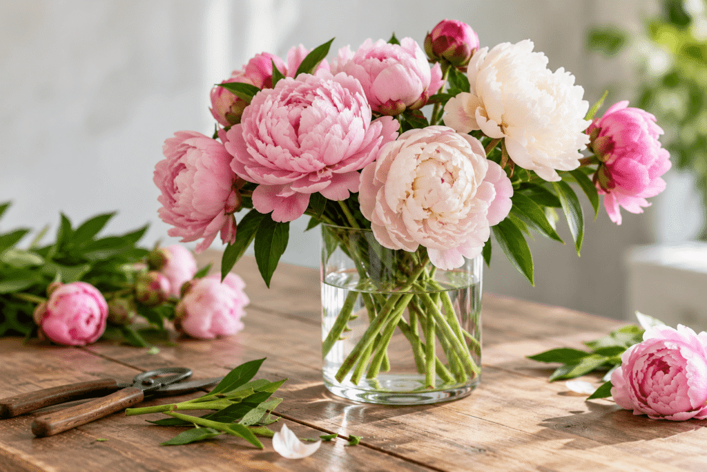 how to preserve peony flowers